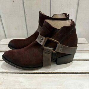Free Bird Phlow Suede Ankle Booties - Size 8